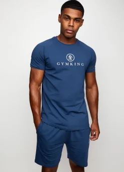 Twin Sets<Gym King Pro Jersey Tee Moonlight Blue
