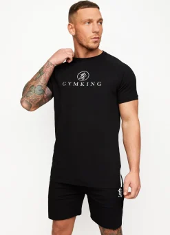T-Shirts<Gym King Pro Jersey Tee Black