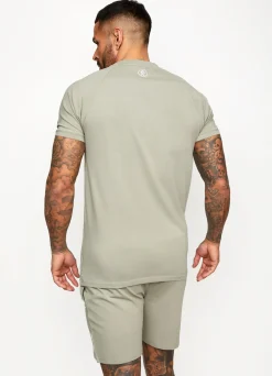 Twin Sets<Gym King Pro Jersey Tee Soft Khaki