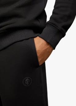 Tracksuit Bottoms<Gym King Pro Logo Fleece Jogger Black/Black