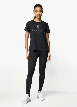 Tops & T-Shirts<Gym King Pro Logo Tee Black