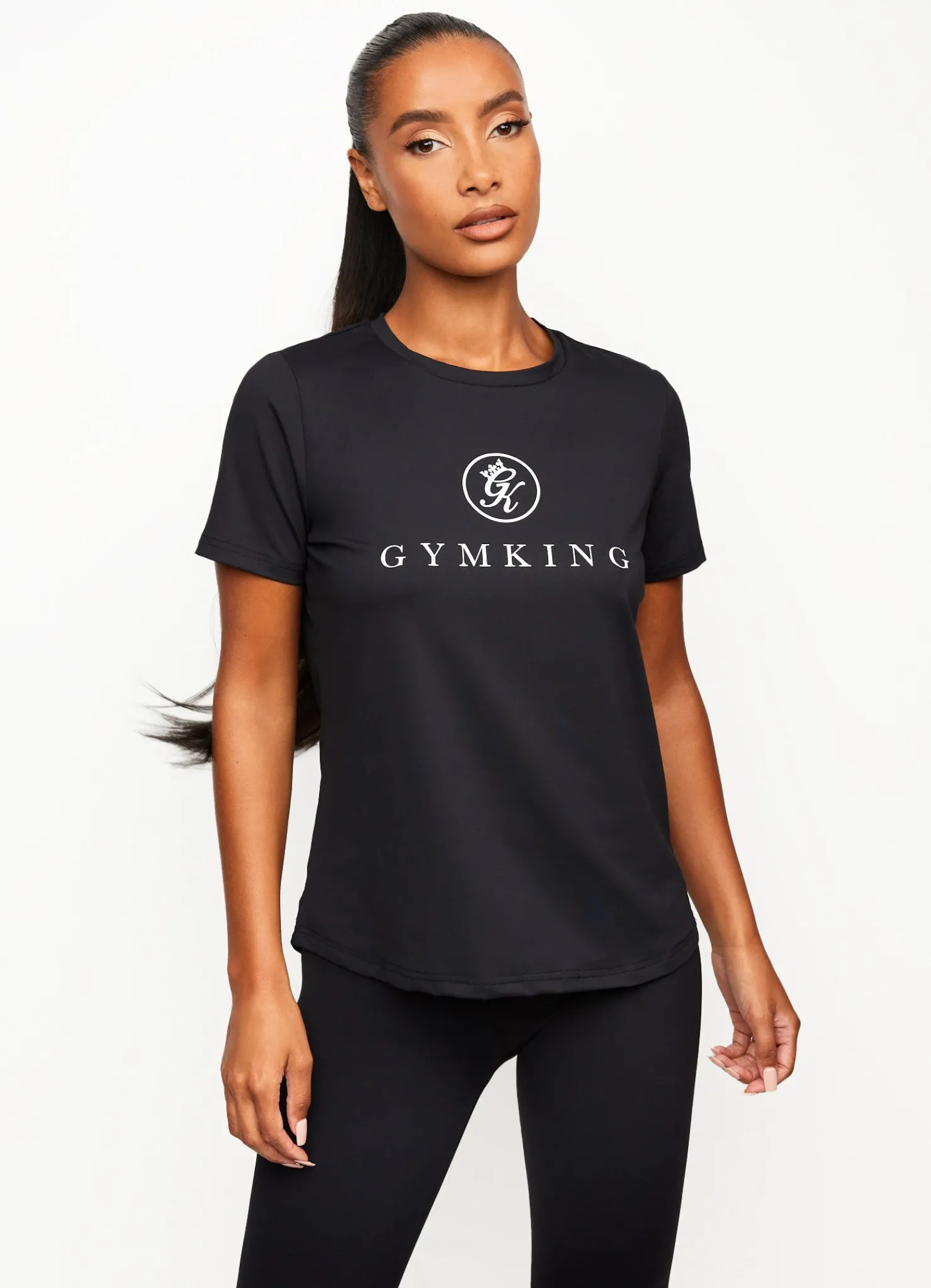 Tops & T-Shirts<Gym King Pro Logo Tee Black
