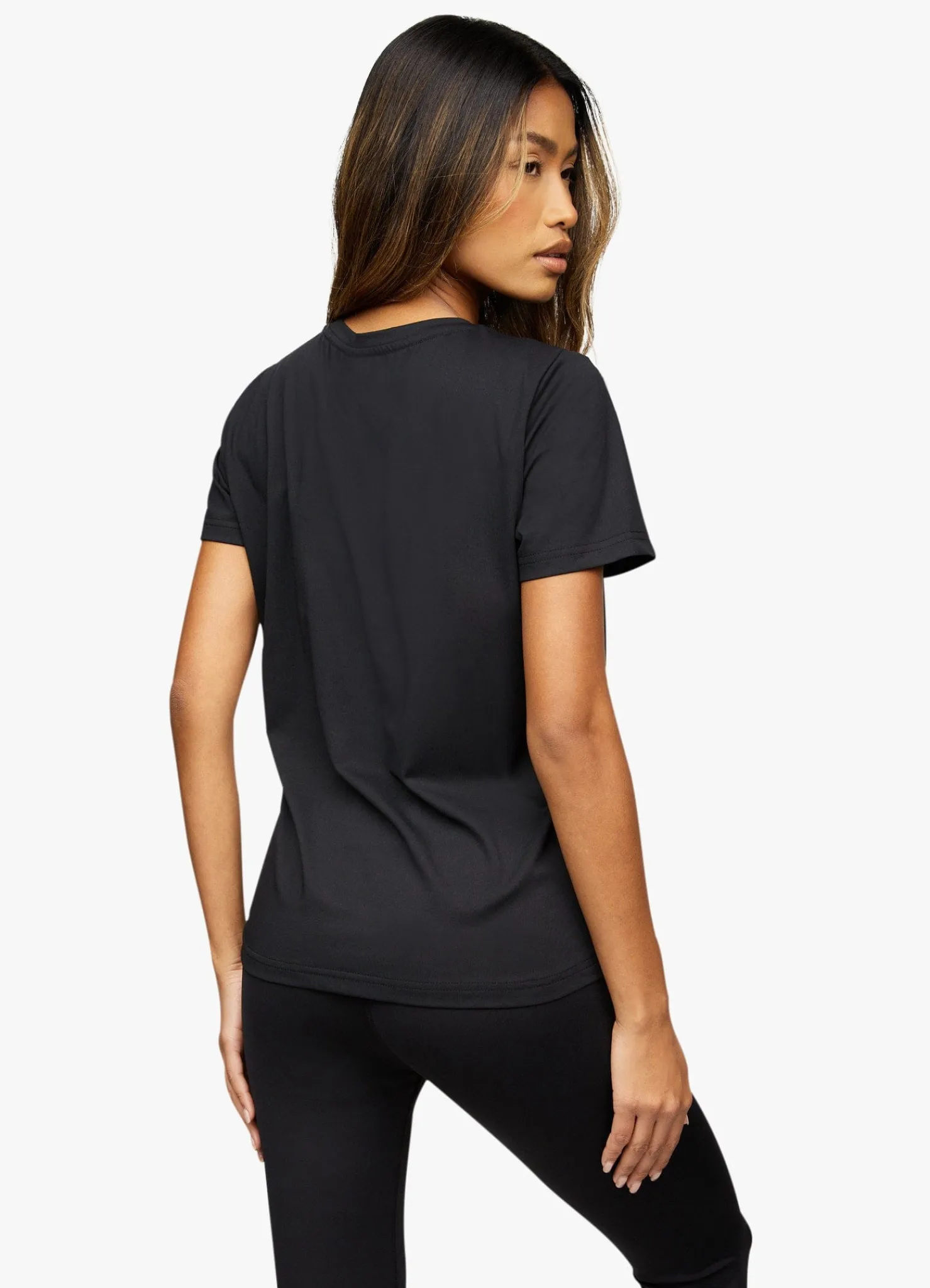 Tops & T-Shirts<Gym King Pro Logo Tee Black/Rose Gold