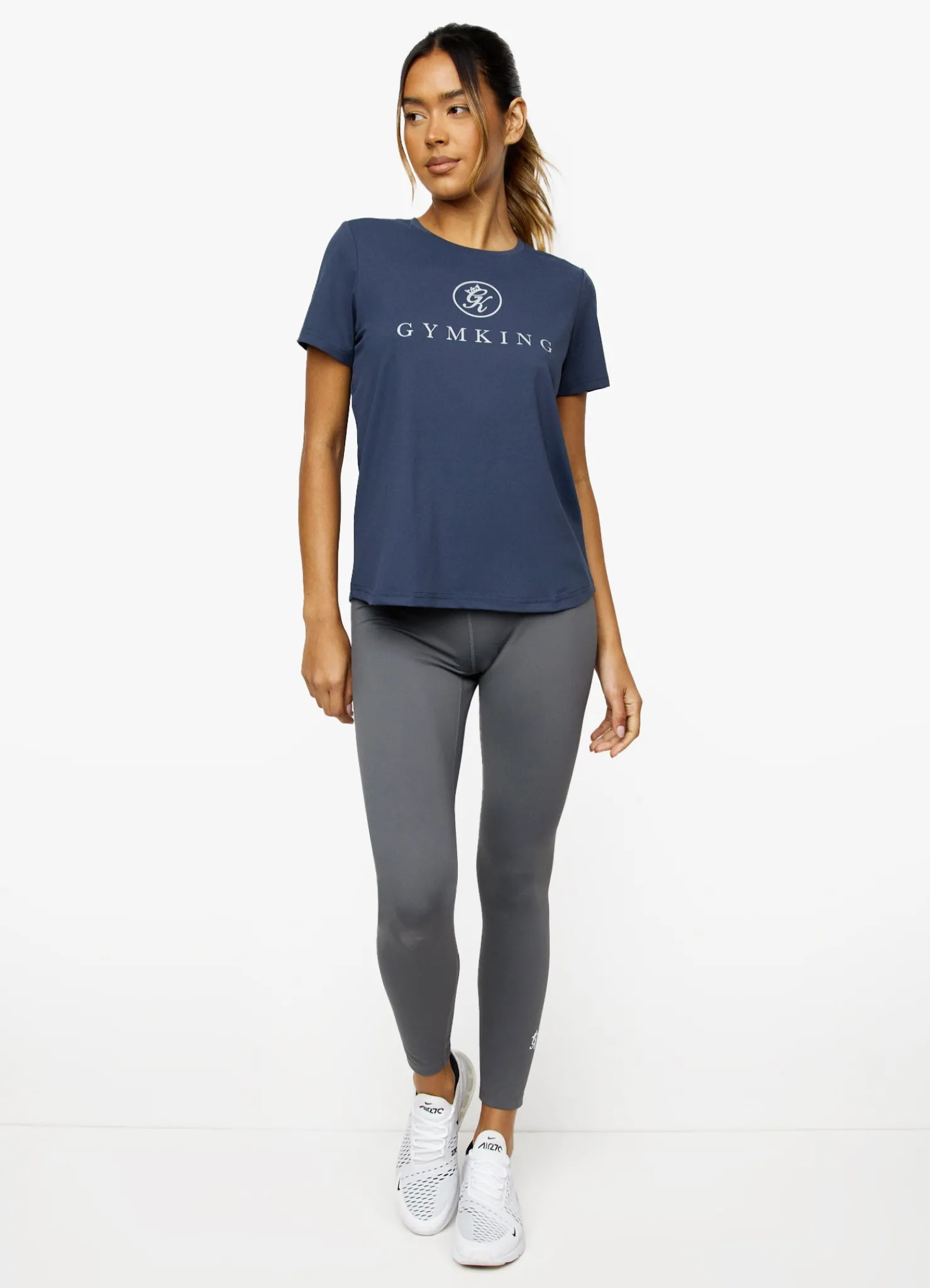 Tops & T-Shirts<Gym King Pro Tee Indigo Blue