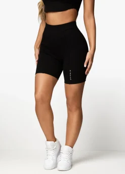 Shorts<Gym King Raised Seam Cycle Short Black