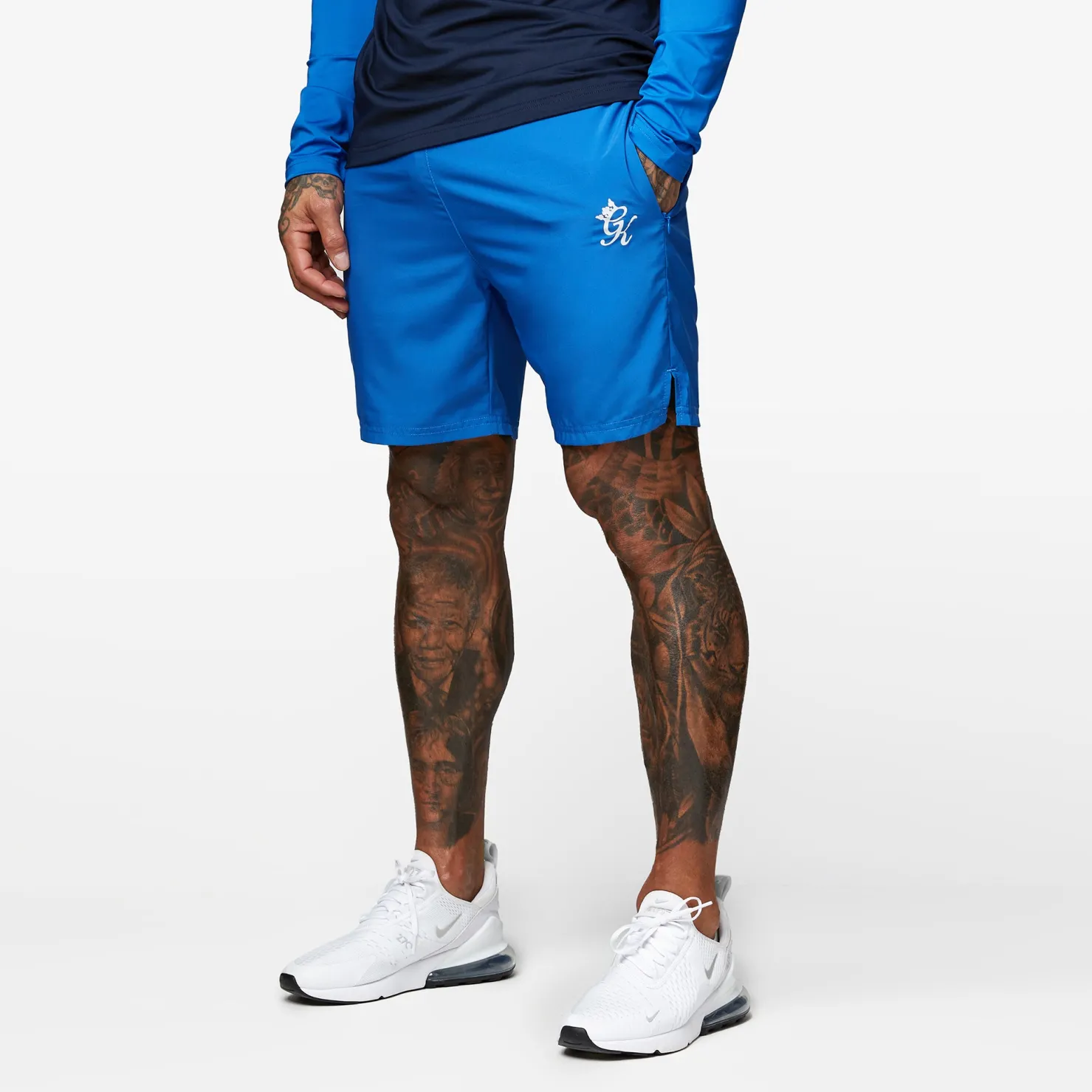 Shorts<Gym King React Short Cobalt Blue
