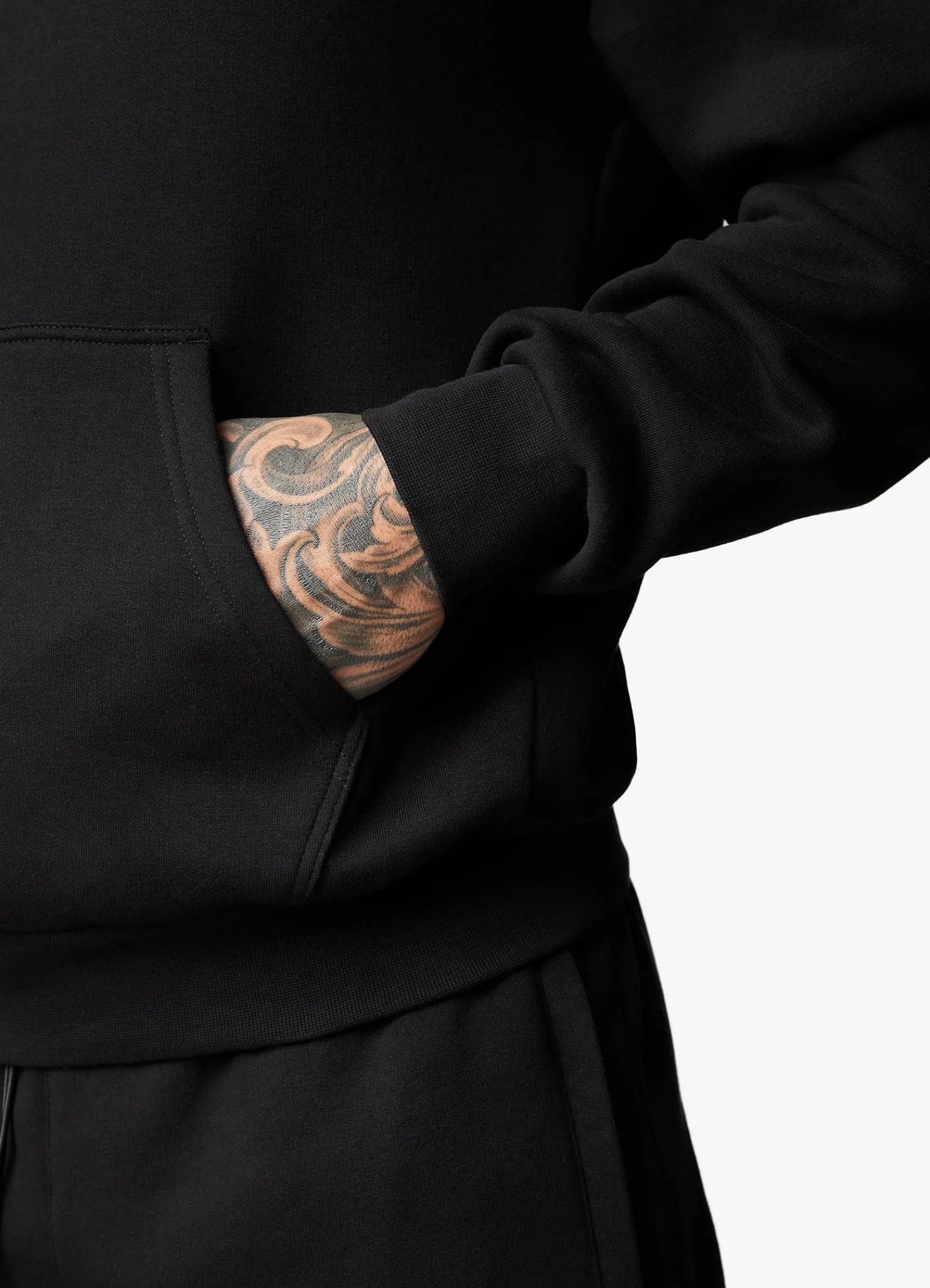 Sweatshirts & Hoodies<Gym King Rebellion Fleece Hood Black
