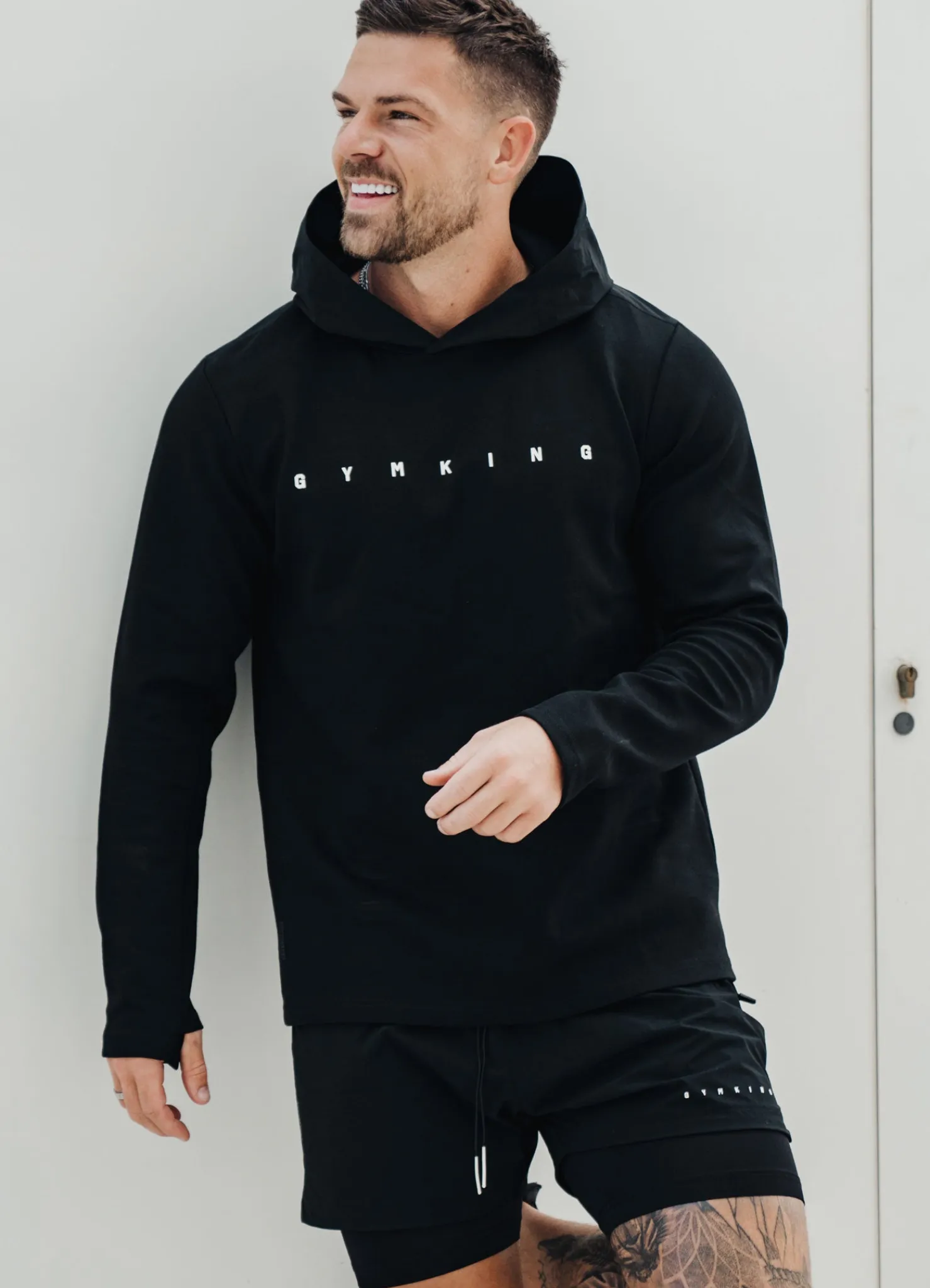 Sweatshirts & Hoodies<Gym King Rebellion Hood Black