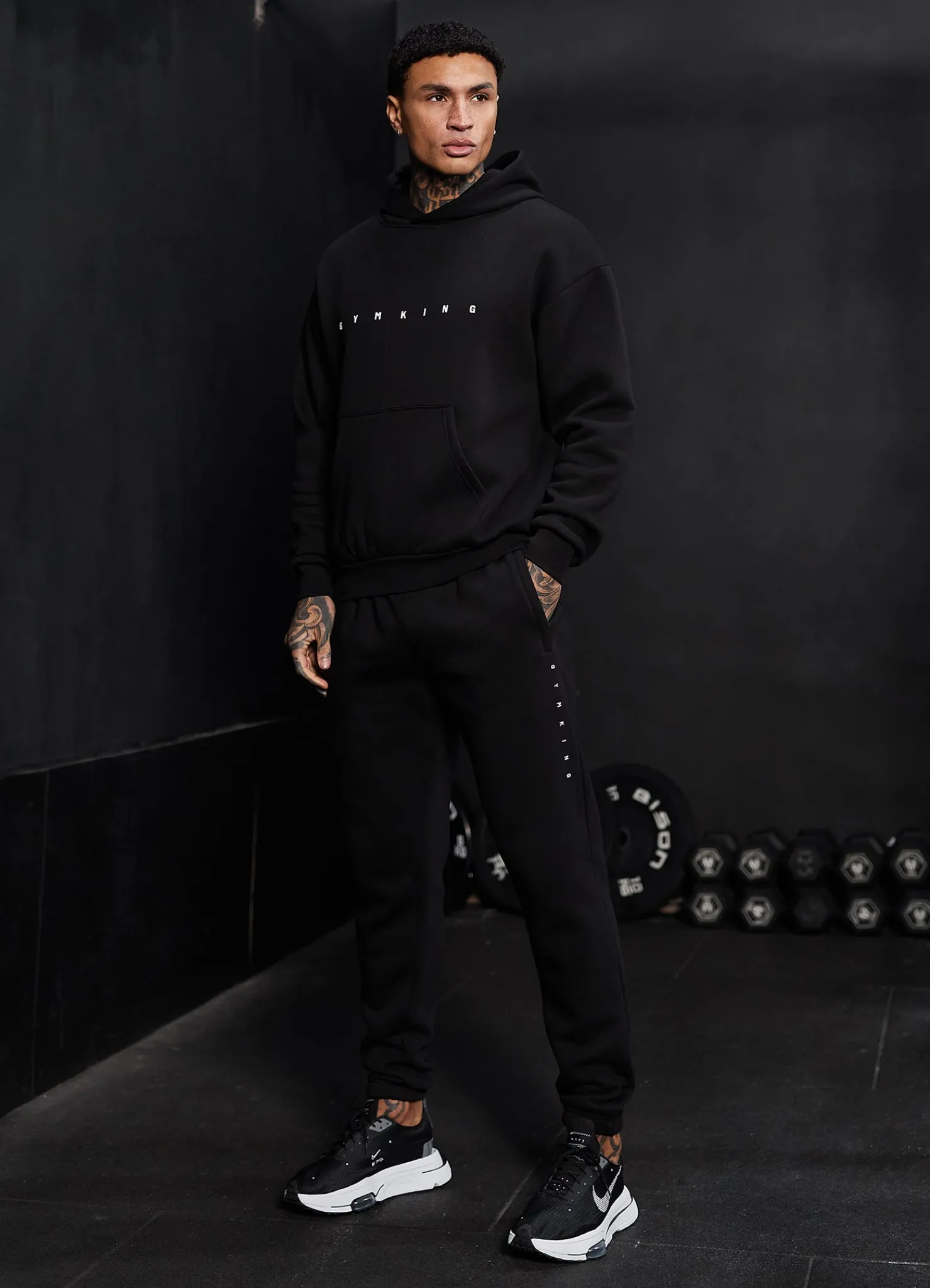 Tracksuit Bottoms<Gym King Rebellion Jogger Black