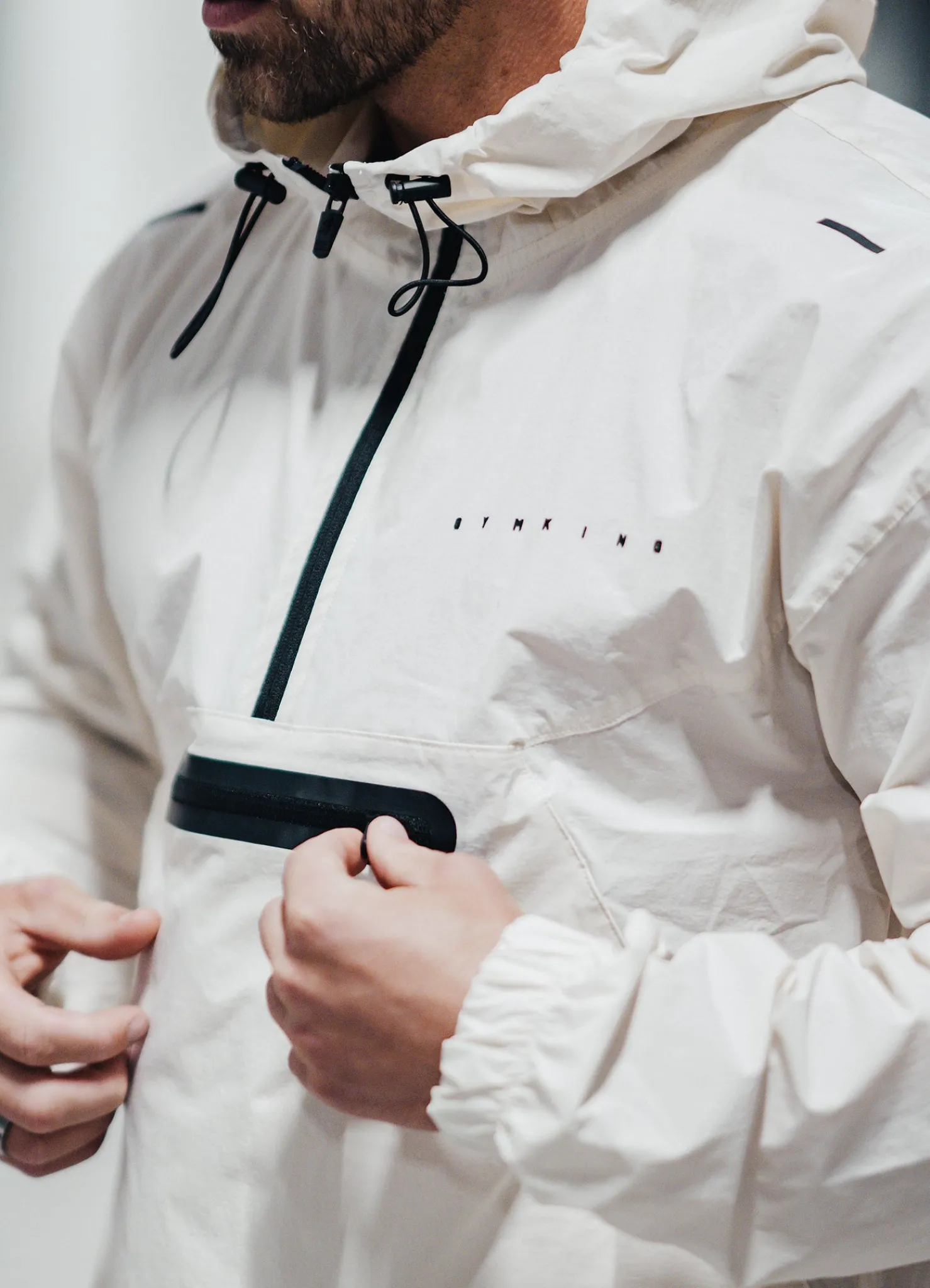 Outerwear<Gym King Rebellion Overhead Jacket Antique White