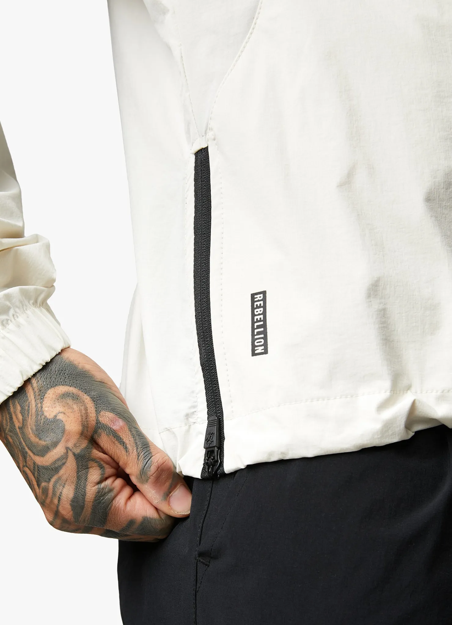 Outerwear<Gym King Rebellion Overhead Jacket Antique White