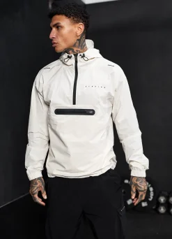 Outerwear<Gym King Rebellion Overhead Jacket Antique White