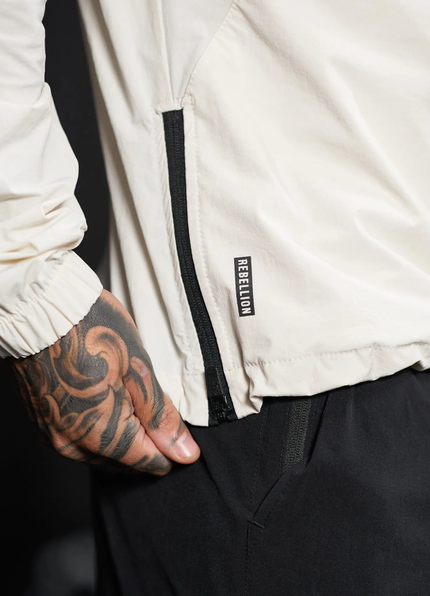 Outerwear<Gym King Rebellion Overhead Jacket Antique White