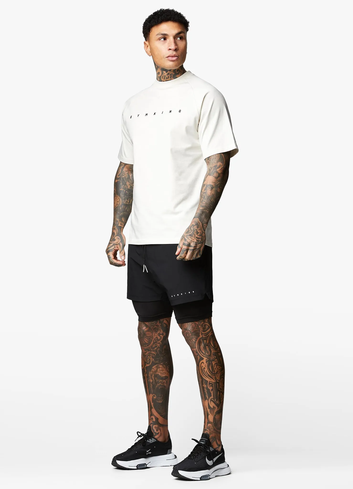 T-Shirts<Gym King Rebellion Tee Antique White