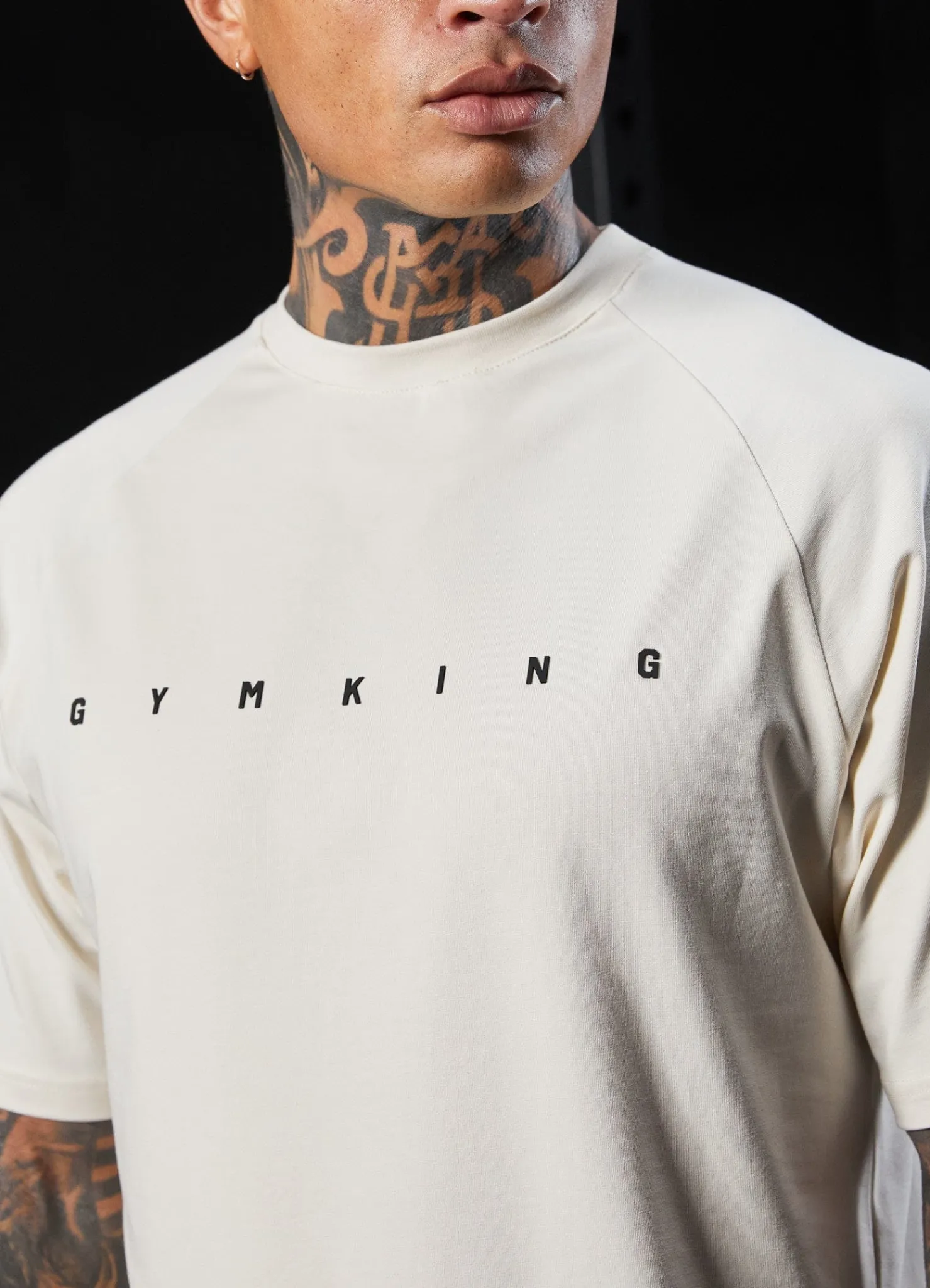 T-Shirts<Gym King Rebellion Tee Antique White