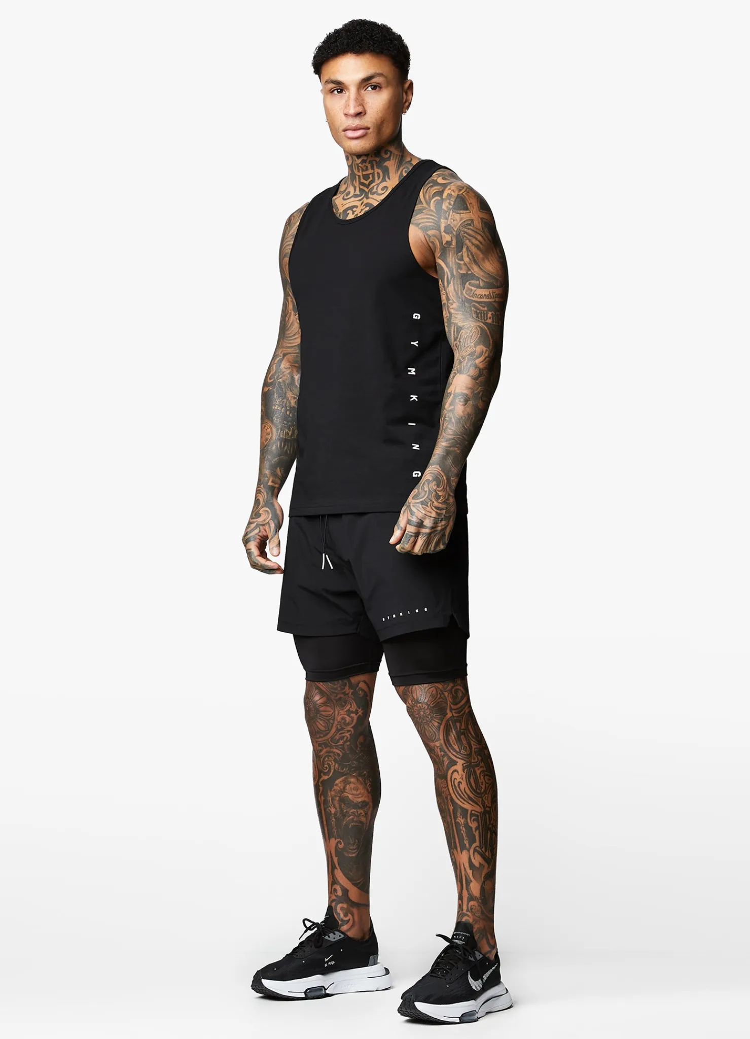 Vests<Gym King Rebellion Vest Black