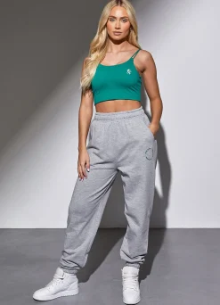 Joggers<Gym King Recharge Boyfriend Jogger Light Grey Marl