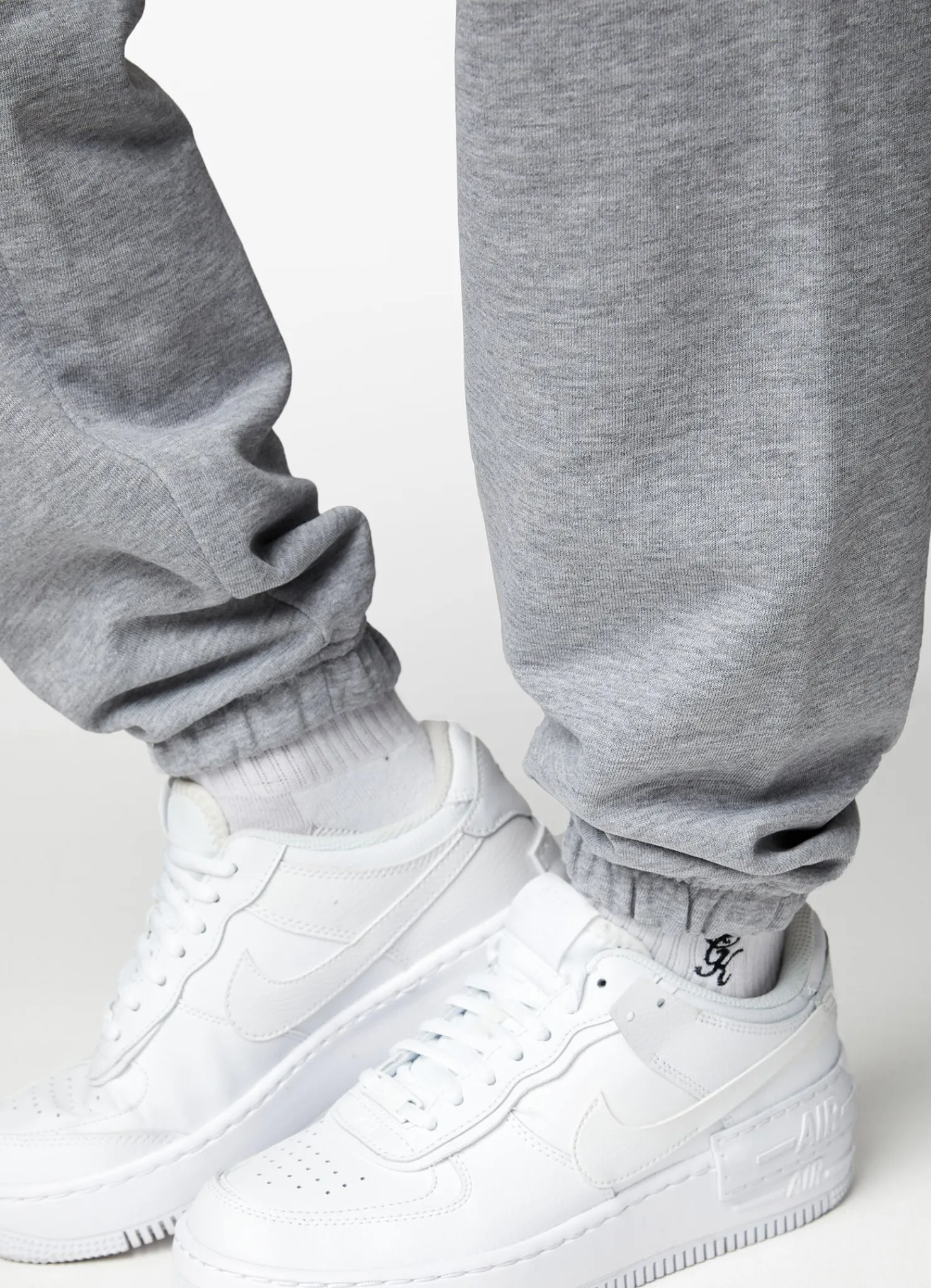 Joggers<Gym King Recharge Boyfriend Jogger Light Grey Marl