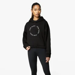 Hoodies<Gym King Recharge Drop Shoulder Hoodie Black