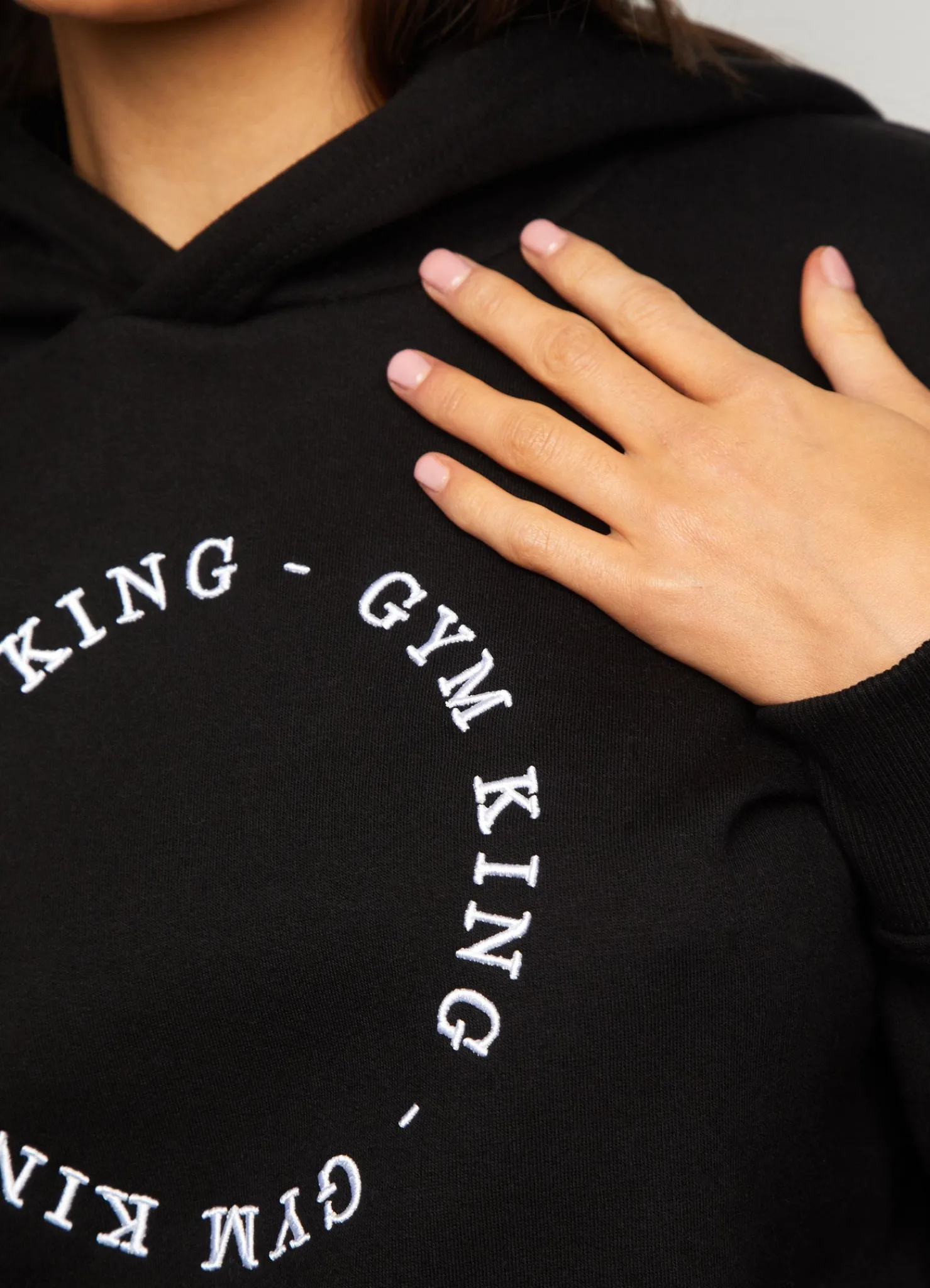 Hoodies<Gym King Recharge Drop Shoulder Hoodie Black