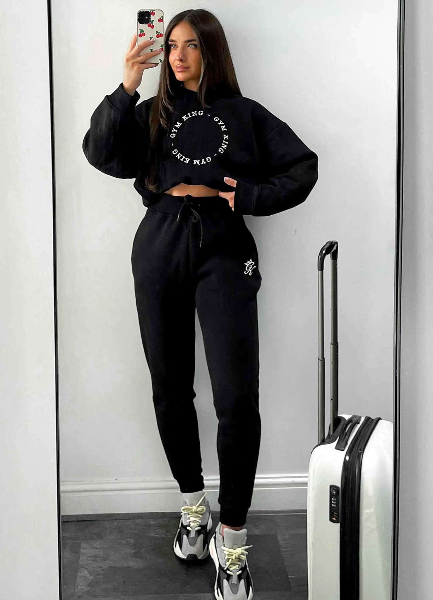Hoodies<Gym King Recharge Drop Shoulder Hoodie Black
