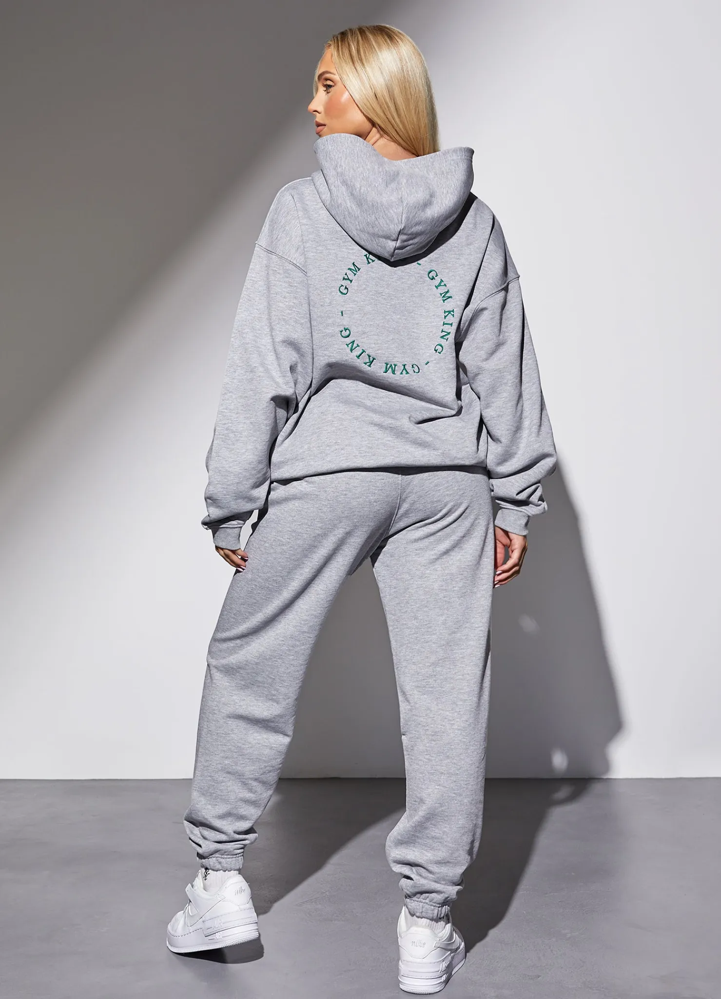 Tracksuits<Gym King Recharge Hood Tracksuit Light Grey Marl
