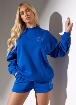 Co-Ords<Gym King Recharge Oversized Crew Royal Blue