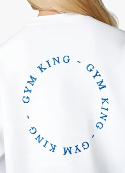 Sweatshirts<Gym King Recharge Oversized Crew White