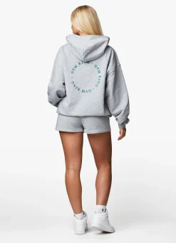 Co-Ords<Gym King Recharge Oversized Hood Light Grey Marl