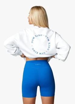 Sweatshirts<Gym King Recharge Oversized Crew White