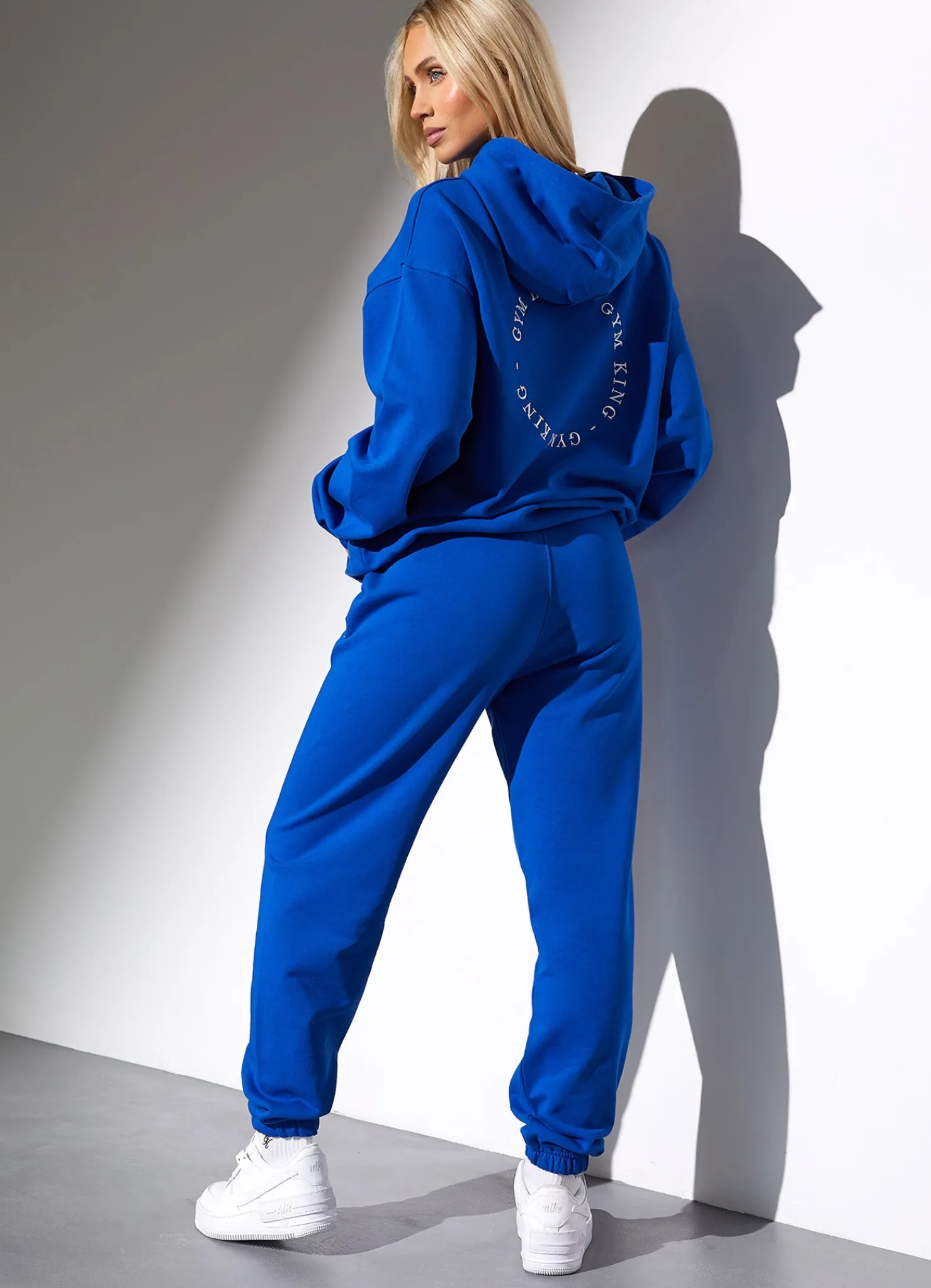 Hoodies<Gym King Recharge Oversized Hood Royal Blue