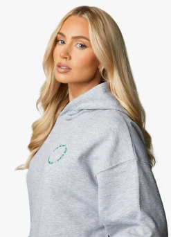 Co-Ords<Gym King Recharge Oversized Hood Light Grey Marl