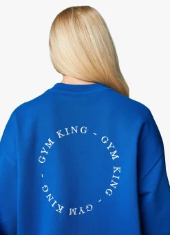 Co-Ords<Gym King Recharge Oversized Crew Royal Blue