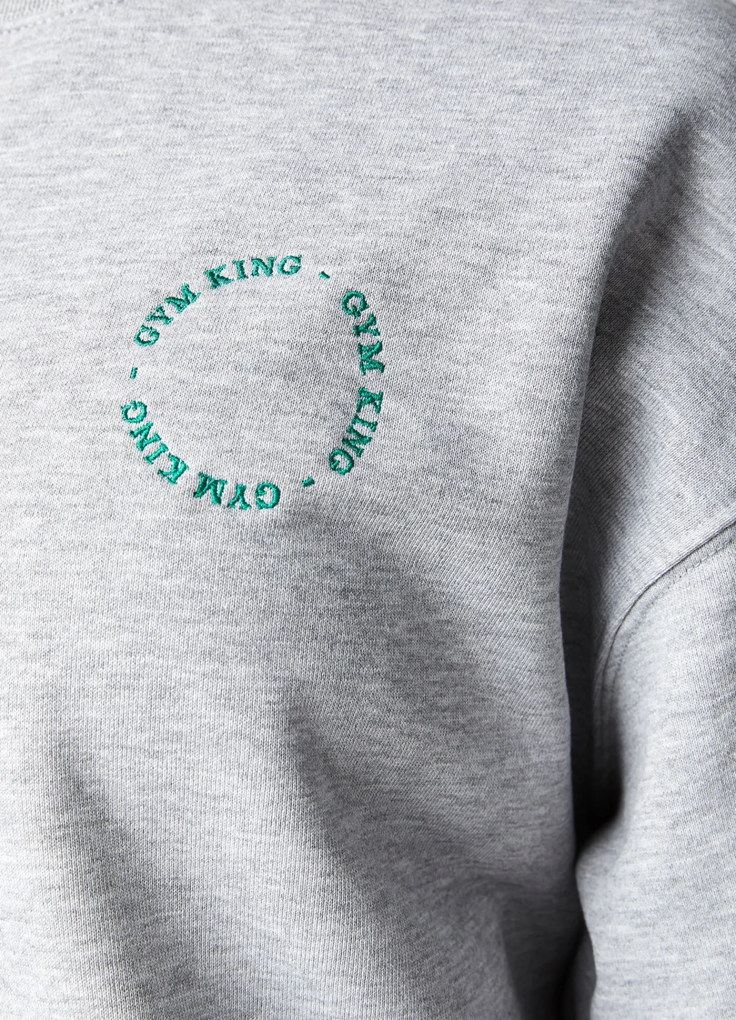 Co-Ords<Gym King Recharge Oversized Crew Light Grey Marl