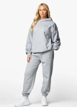 Co-Ords<Gym King Recharge Oversized Hood Light Grey Marl