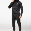 Tracksuits<Gym King Reflect Poly Tracksuit Black/Silver