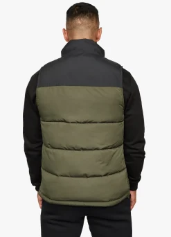 Outerwear<Gym King Resolute Gilet Khaki
