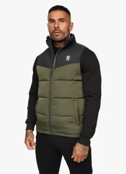 Outerwear<Gym King Resolute Gilet Khaki