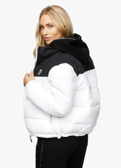Outerwear<Gym King Resolute Puffer White/Black
