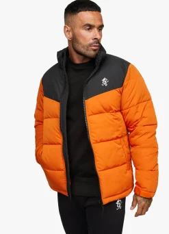 Outerwear<Gym King Resolute Puffer Black/Orange