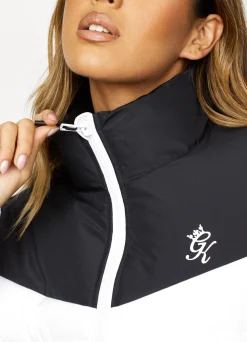 Outerwear<Gym King Resolute Puffer White/Black