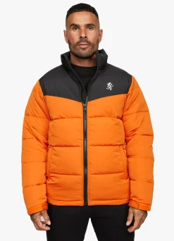 Outerwear<Gym King Resolute Puffer Black/Orange