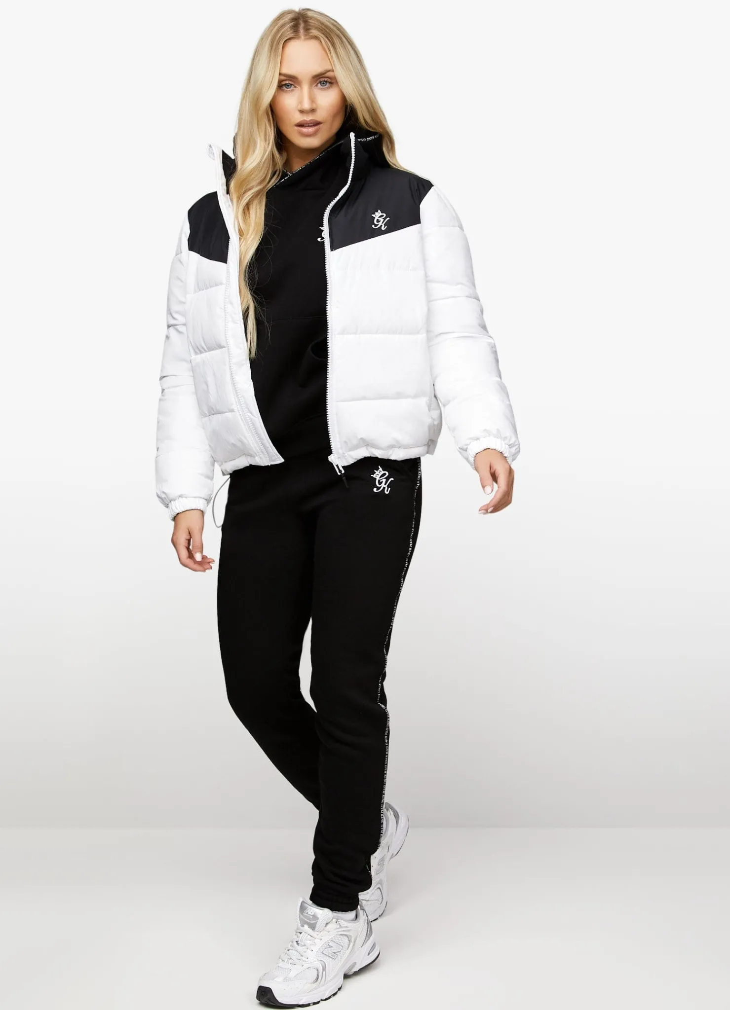 Outerwear<Gym King Resolute Puffer White/Black
