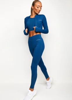 Gymwear<Gym King Restore Full Zip Funnel Moonlight Blue