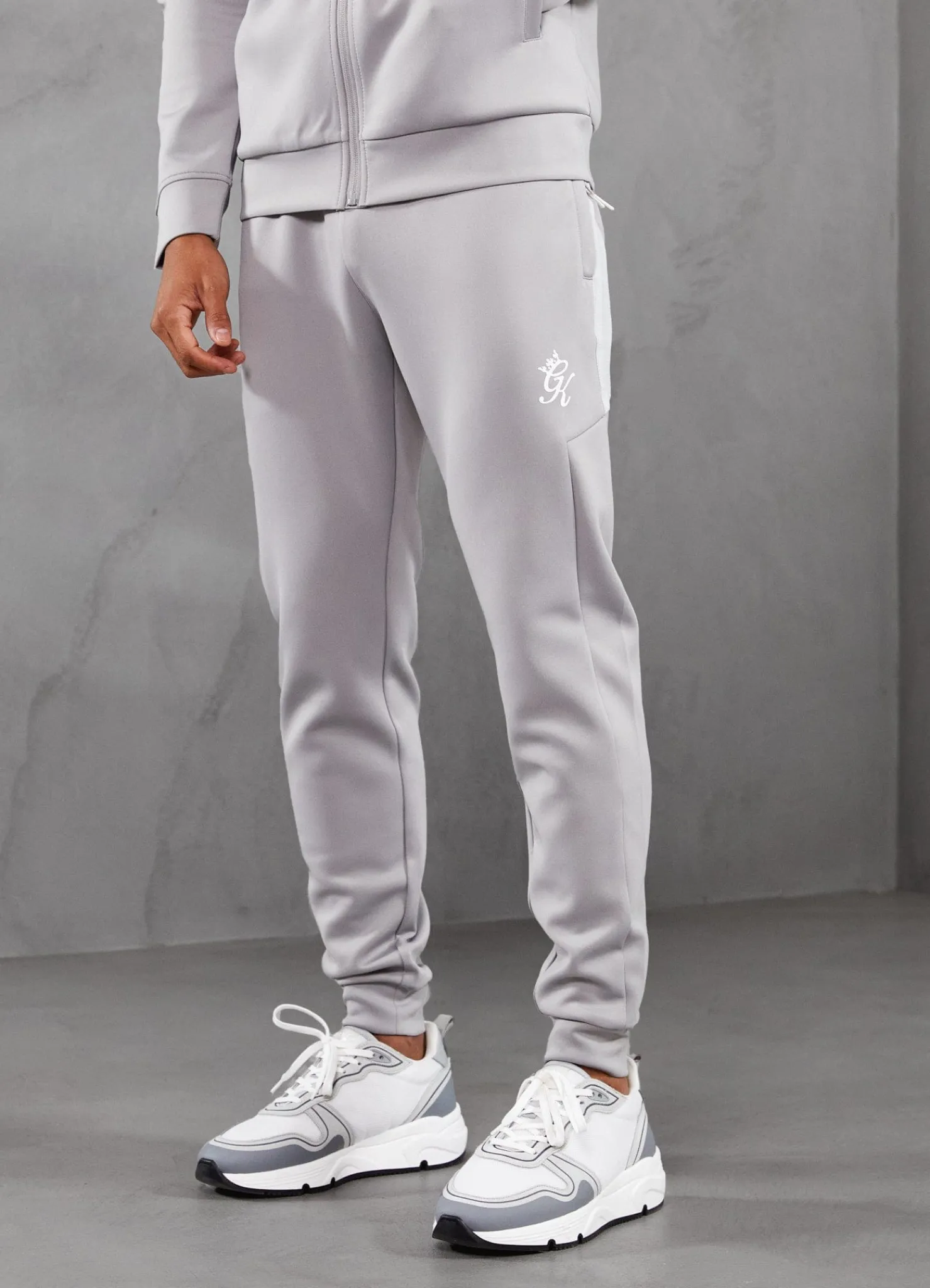 Tracksuit Bottoms<Gym King Ripstop Panel Tracksuit Bottom Shadow Grey