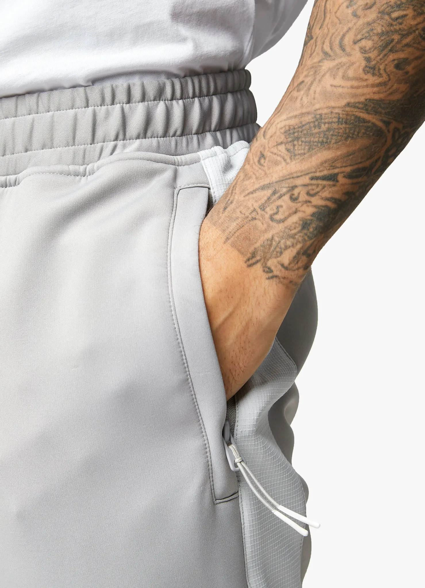 Tracksuit Bottoms<Gym King Ripstop Panel Tracksuit Bottom Shadow Grey