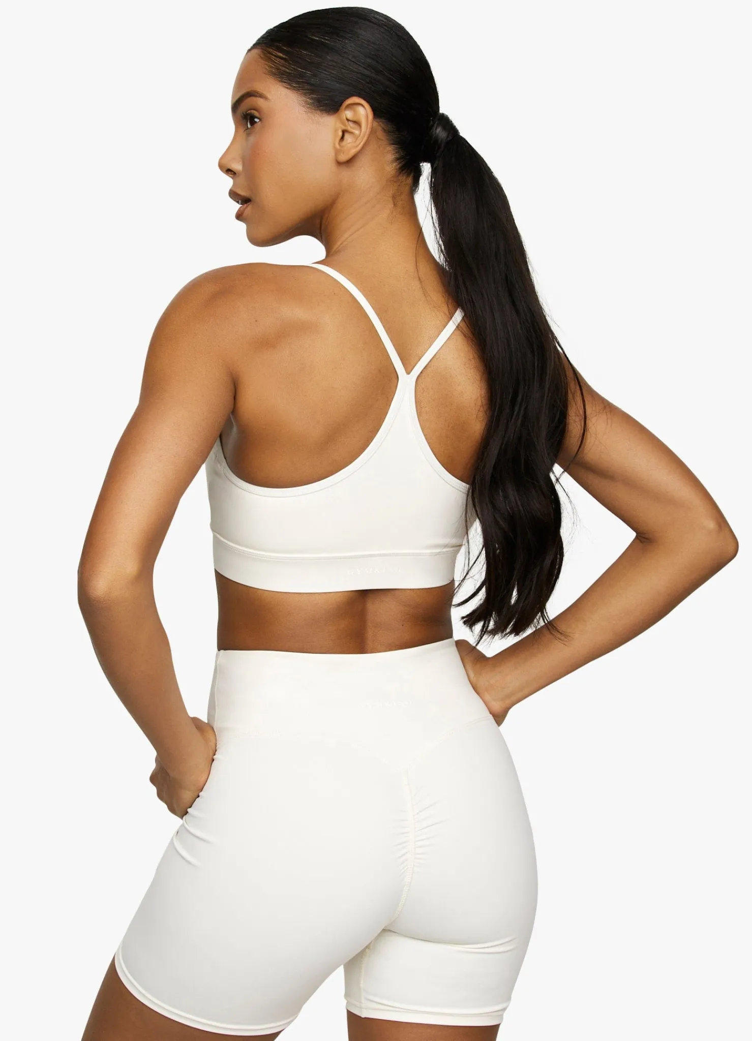 Gymwear<Gym King Scrunch Sports Bra Cream