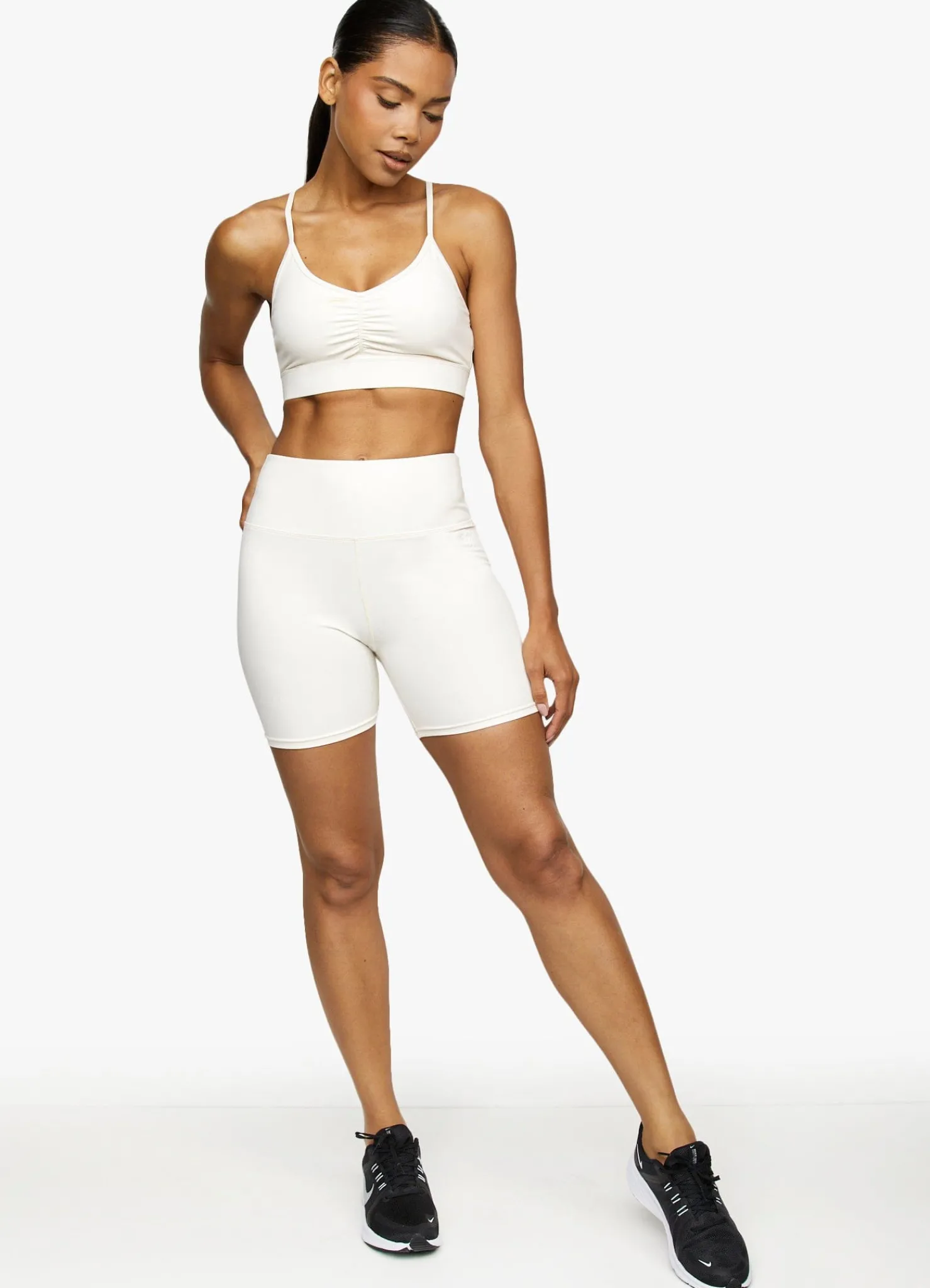 Sports Bras<Gym King Scrunch Sports Bra Cream