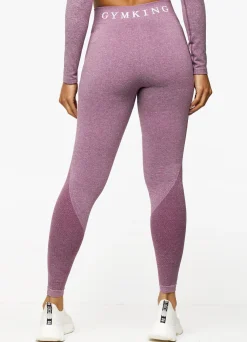 Leggings<Gym King Seamless Results Legging Plum Marl