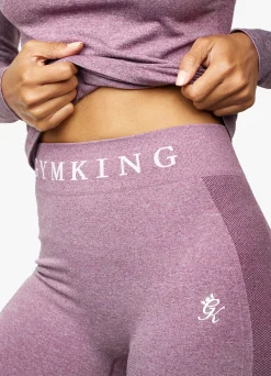 Leggings<Gym King Seamless Results Legging Plum Marl